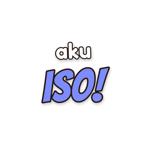 Tulisan aku iso!