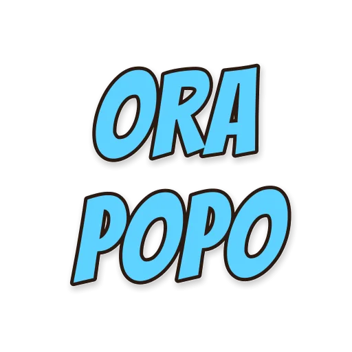Tulisan ORA POPO