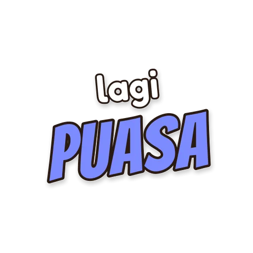 Tulisan lagi puasa