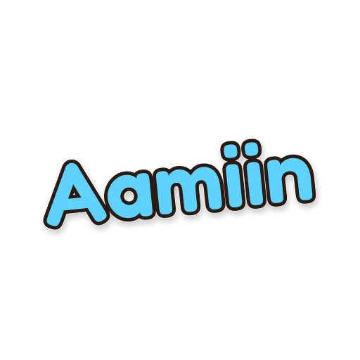 Tulisan Aamiin