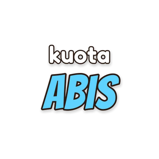 Tulisan kuota abis