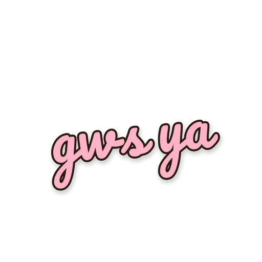 Tulisan gws ya